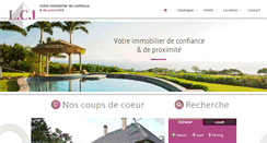Desktop Screenshot of immobilier-lci.com